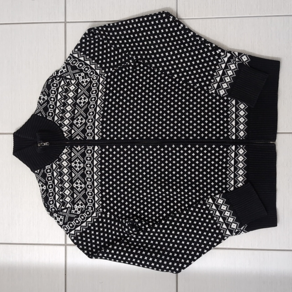 Tommy Hilfiger Patterned Zip-Up Sweater